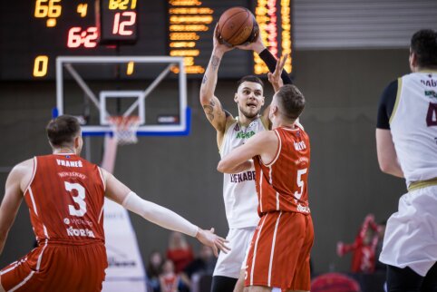 Lyderių trijulę atradęs &bdquo;Lietkabelis&ldquo; atkrintamųjų starte susitvarkė su Utenos ekipa