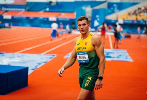 Simbolinę de&scaron;imtkovės ta&scaron;kų ribą pasiekęs E. Benkunskas: &bdquo;Noriu startuoti olimpinėse žaidynėse&ldquo;