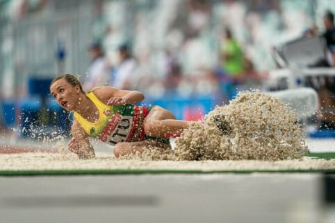 Puikus pasirodymas &ndash; &scaron;uolininkė į tolį J. Petrokaitė pateko į Europos čempionato finalą