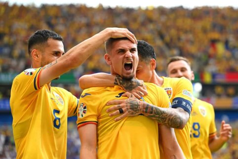 EURO 2024: Rumunijos lygiosios prie&scaron; Slovakiją jiems nukalė pirmąją vietą E grupėje