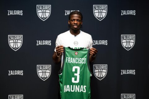 Sirgaliams prisistatęs S. Francisco: &bdquo;Žalgiris&ldquo; &ndash; puiki vieta, kur gali tobulėti&ldquo;