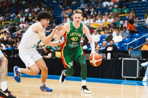 Pirmoji pergalė: lėtai įsibėgėjusi Lietuvos rinktinė palaužė Meksiką