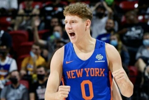 Paskutinėse NBA Vasaros lygos rungtynėse &ndash; solidus R. Jokubaičio pasirodymas