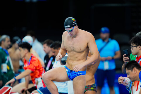 D. Rap&scaron;ys džiaugėsi dėl greito starto olimpiadoje, A. &Scaron;idlauskas i&scaron;rei&scaron;kė nusivylimą dėl savojo