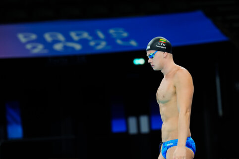 D. Rap&scaron;ys su antru rezultatu pateko į olimpiados pusfinalį 200 m. laisvojo stiliaus plaukime