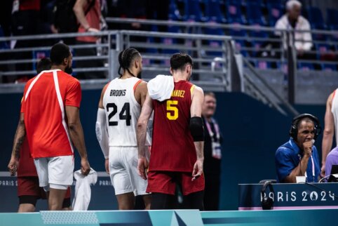 Kanada eliminavo Ispaniją i&scaron; olimpiados, Graikija laukia kitos grupės rungtynių