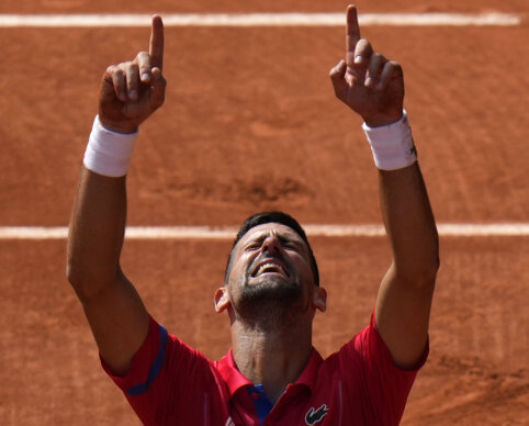 &bdquo;Roland Garros&ldquo; - N. Džokovičius be problemų pateko į ketvirtfinalį, A. Zverevas sužaidė 13 geimų