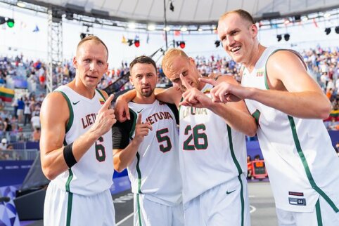 Fantastika: Lietuvos 3x3 krep&scaron;inio rinktinė laimėjo olimpinę bronzą