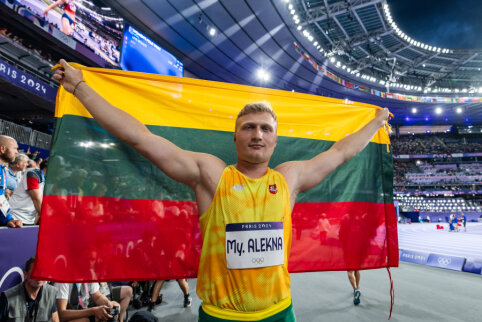 3 centimetrus nuo olimpinio aukso buvęs M. Alekna: &bdquo;Medalis yra medalis &ndash; esu patenkintas&ldquo;