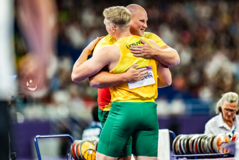 Patyrę disko metimo vilkai stebėjosi olimpiniu finalu