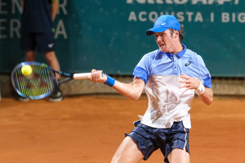 V. Gaubas Vimbldono atrankoje pademonstravo charakterį, tačiau nusileido prancūzui