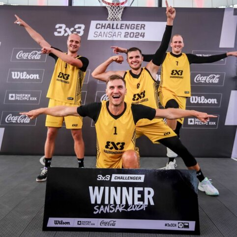 3x3 Raudondvario ekipa triumfavo Mongolijoje &bdquo;Challenger&ldquo; turnyre