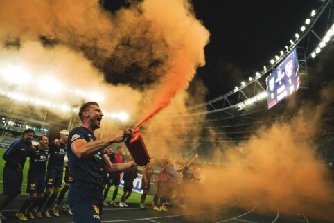 &bdquo;Bangos&ldquo; mohikanas R. Vėževičius: &bdquo;Labai smagu matyti, kaip atsiskleidė jauni mūsų futbolininkai&ldquo;