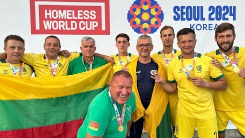 Lietuvos benamių futbolo rinktinė &ndash; trečia pasaulio čempionate