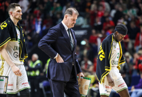 Pokyčius &bdquo;Žalgiryje&ldquo; apibendrinęs G. Krapikas &bdquo;Derbis svarbus, norint laimėti reguliarųjį sezoną&ldquo;