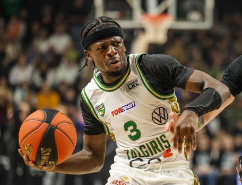 &bdquo;Žalgiris&ldquo; i&scaron;vykoje užtikrintai įveikė Eurolygos autsaiderius