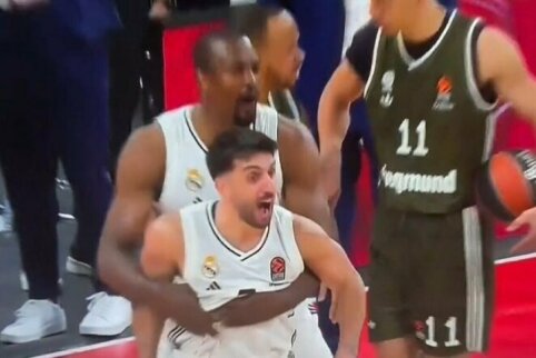 Lietuvį teisėją užsipuolęs F. Campazzo &ndash; suspenduotas Eurolygos sprendimu