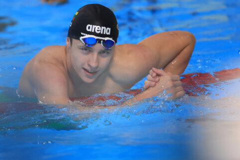 Anglijoje krito net 15 metų gyvavęs Lietuvos plaukimo rekordas