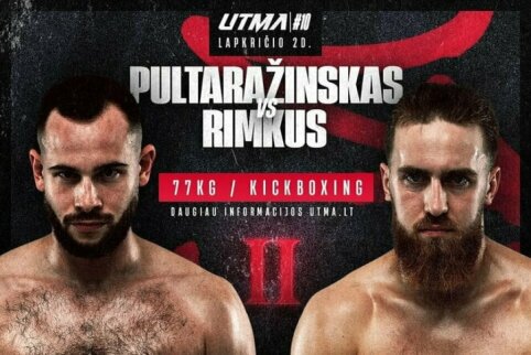 &bdquo;UTMA 10&ldquo; renginyje D. Rimkaus gavo naują varžovą &ndash; A. Misiūną keičia M. Pultaražinksas