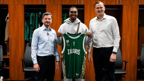 Mar&scaron;kinėlių numerį i&scaron;sirinkęs naujokas pirmąsyk ap&scaron;ilo &bdquo;Žalgirio&ldquo; arenoje