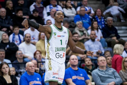 &bdquo;Betsafe-LKL&ldquo; debiute L. Walkeris buvo rezultatyviausias, o &bdquo;Žalgiris&ldquo; &scaron;ventė triu&scaron;kinančią pergalę