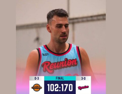 Neįtikėtina: &bdquo;Reunion&ldquo; žaidėjas J. Vazalis su J. Mačiulio pagalba pagerino mėgėjų krep&scaron;inio lygos rekordą