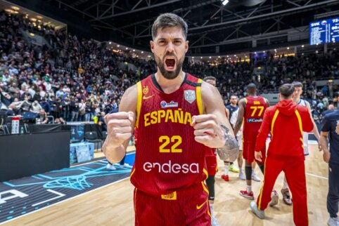 Ispanų stebuklas atrankoje: per 0,4 spėjo i&scaron;mesti trita&scaron;kį ir laimėti pratęsime