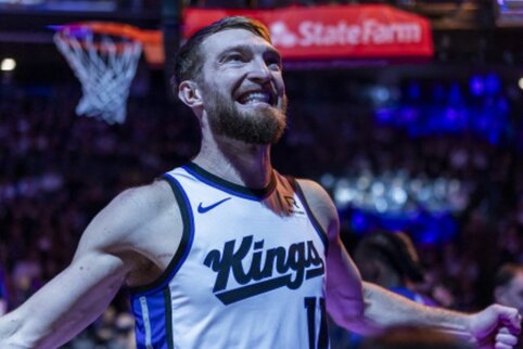 NBA lygoje pagal trita&scaron;kių pataikymo procentą pirmaujantis D. Sabonis fiksuoja istorinius skaičius