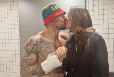 Dviguba pergalė: po pergalės &bdquo;UTMA 11&ldquo; S. Maslobojevas pasipir&scaron;o savo mylimajai