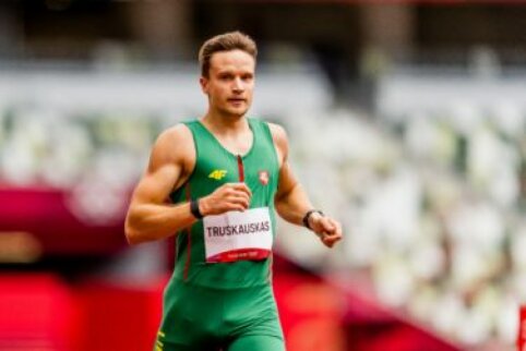 Lietuvos čempionatų rekordą pagerinęs G. Truskauskas: sprinto lygis Lietuvoje kyla