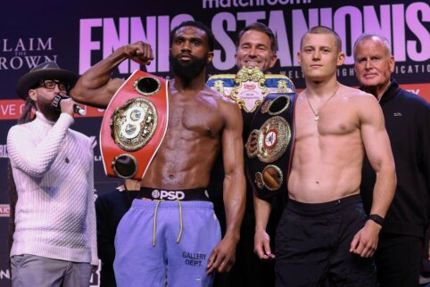 Formalumai atlikti: J. Ennisas svėrimų ceremonijoje pasirodė kiek lengvesnis nei E. Stanionis