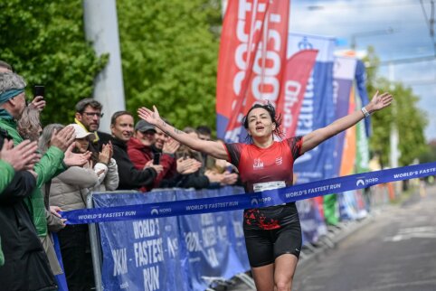 Vilniuje krito Lietuvos 50 km bėgimo rekordas: jį pagerino D. Banienė