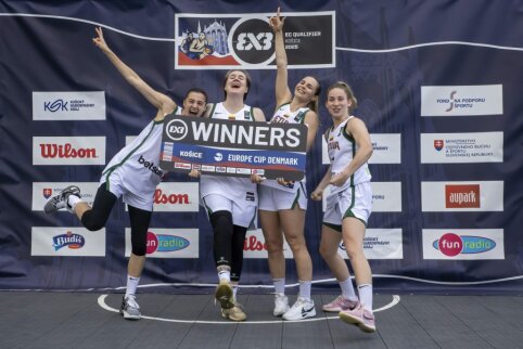 Istorinis įvykis &ndash; visos keturios 3x3 rinktinės pateko į Europos čempionatą