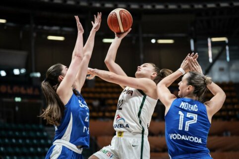 2 i&scaron; 2: Europos čempionate Lietuvos moterų rinktinė patiesė ir Serbiją