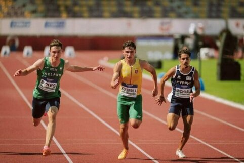 16-metis sprinteris M. Kolupaila Vokietijoje pagerino net tris rekordus