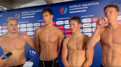 Lietuvos vyrų l. stiliaus plaukimo atrankos estafetė &ndash; septinta pasaulyje