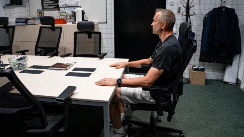 T. Masiulis grįžo į &bdquo;Žalgirio&ldquo; rūbinę &ndash; nustebino stalo ilgis ofise