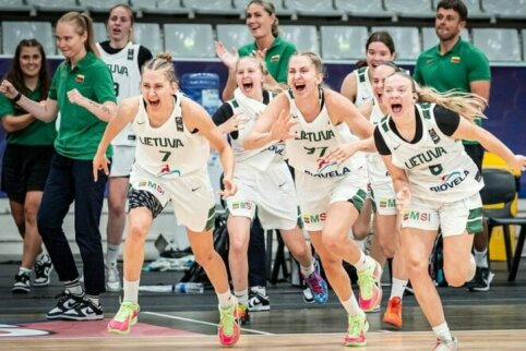 Ketvirtajame kėlinyje i&scaron; dviženklio deficito i&scaron;lipusios Lietuvos U20 merginos &ndash; Europos čempionato finale
