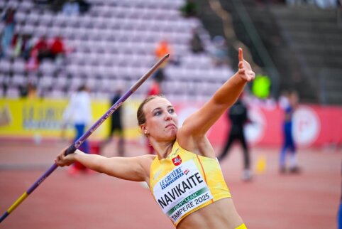 Ieties metikė O. Navikaite &ndash; trečia Europos U20 čempionate