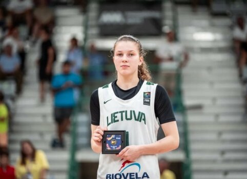 Lietuvos U20 merginų rinktinės lyderė &ndash; Europos čempionato simboliniame penketuke