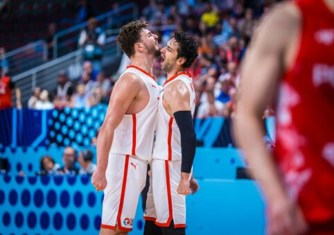 A. &Scaron;enguno įkvėpta Turkijos rinktinė ketvirtfinalyje patiesė Lenkiją