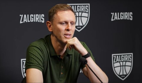 T. Balčėtis aptarė &bdquo;Žalgirio&ldquo; pergalę prie&scaron; ASVEL bei &bdquo;NBA Europe&ldquo; projektą