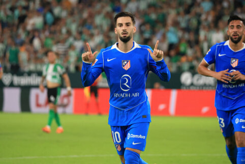 Sevilijoje &ndash; solidi &bdquo;Atletico&ldquo; pergalė su gražiais įvarčiais