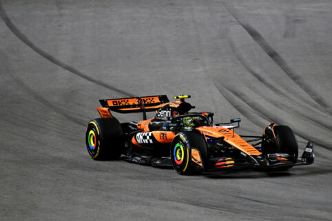 L. Norrisas Brazilijos sprinto lenktynėse - &bdquo;pole&ldquo; startas