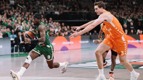 4 pergalės i&scaron; eilės: &bdquo;Žalgiris&ldquo; atkaklioje kovoje palaužė ir &bdquo;Valencia&ldquo;