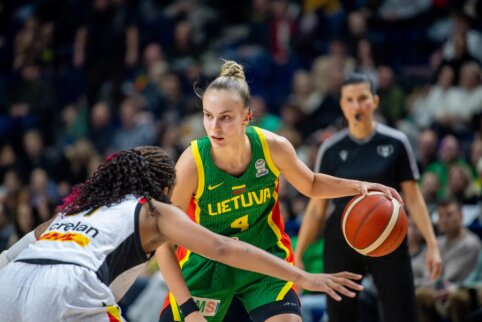 Puikus atrankos startas: Lietuvos moterų rinktinė namuose įveikė ir Europos čempiones