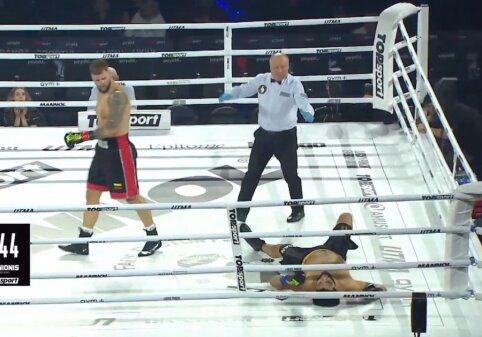 UTMA turnyre &ndash; nokautas po vienos kombinacijos