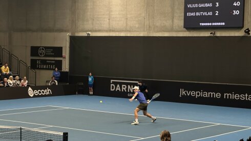 V. Gaubas per du setus nugalėjo varžovą ir pateko į pusfinalį