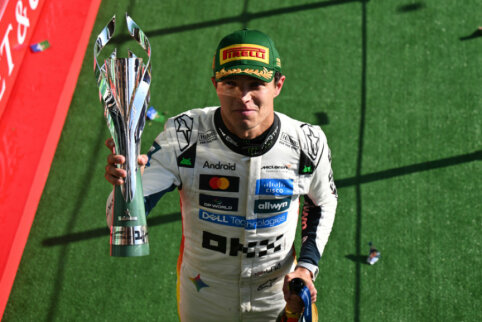 Darbą Abu Dabyje padaręs L. Norrisas - Formulės-1 2025 metų čempionas