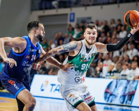 26 ta&scaron;kais vieną kėlinį laimėjęs &bdquo;Žalgiris&ldquo; sutriu&scaron;kino &bdquo;Neptūną&ldquo;